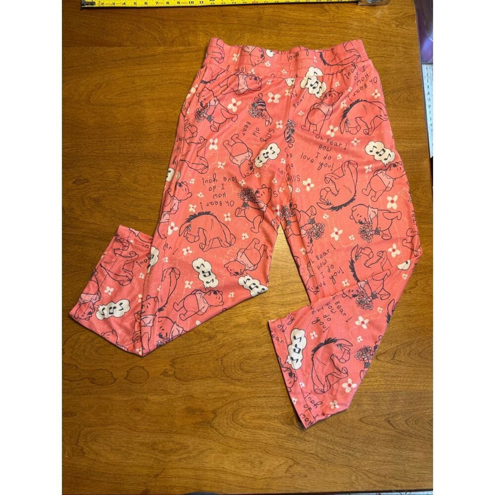 Disney Women's Winnie The Pooh Pull-on Sleep Pajama Pants Dusty Rose Medium